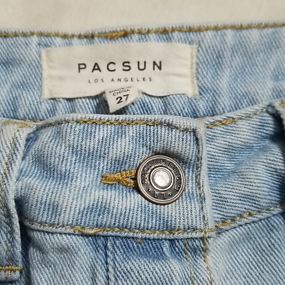 PacSun Embroidered jean mini skirt - Picture 5 of 5